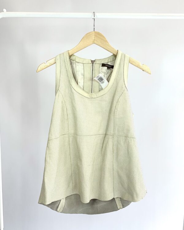 Regata couro furado off MIXED - M - VENDIDO SIST OTO