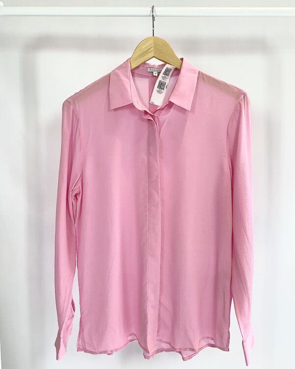 Camisa seda rosa LE LIS BLANC - 38