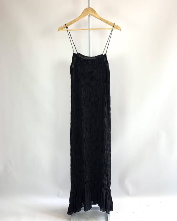 Vestido midi preto ANIMALE - 40 - VENDIDO SIST OTO