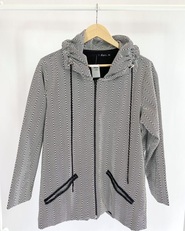 Casaco preto e branco RUGDE - PP - VENDIDO SISTEMA OTO