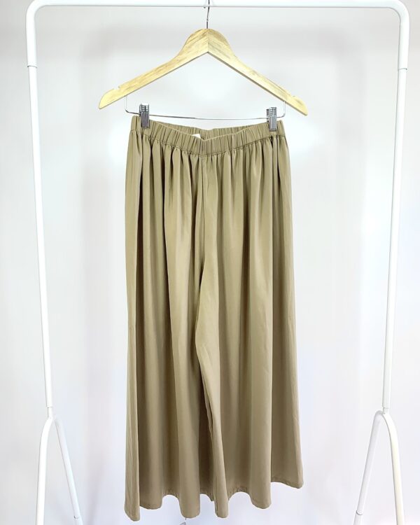 Calça marrom com elastico na cintura ZARA - M - vendido sistema oto