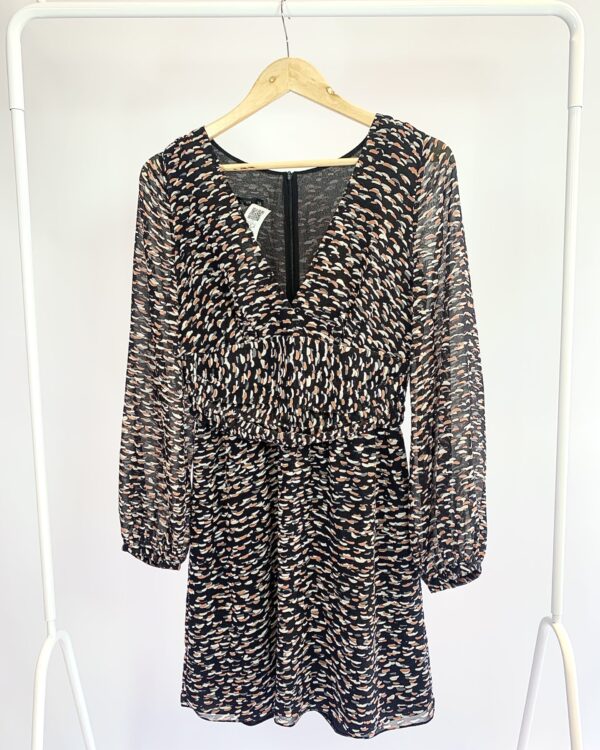 Vestido preto com estamp CAVENDISH - 38 - VENDIDO SISTEMA OTO