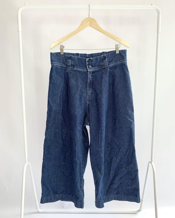 Calça pantacourt jeans ABRAND - 44 - VENDIDO SISTEMA OTTO