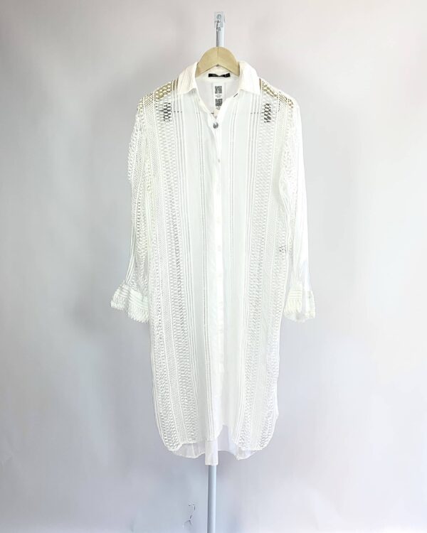 Chemise branca com detalhes MIXED - P