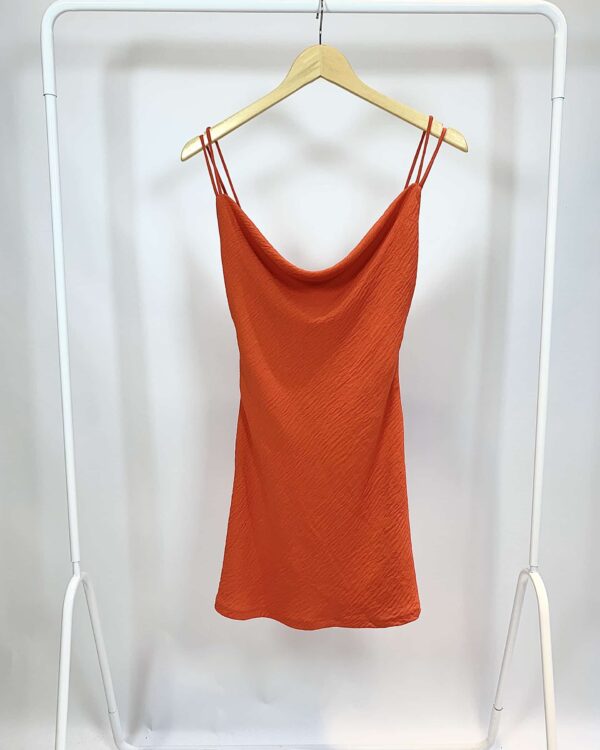 Vestido curto laranja - PP