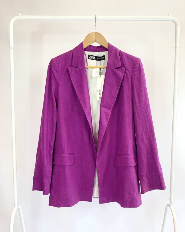 Blazer viscolinho uva ZARA *nunca usado* - PP