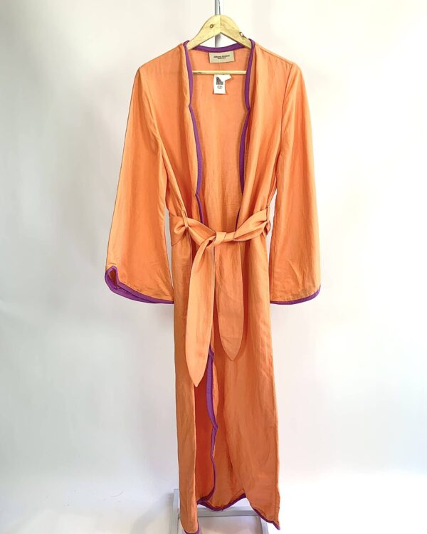 Kimono linho com faixa ADRIANA DEGREAS - G