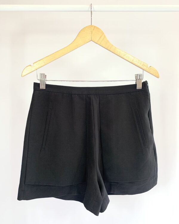 Short alfaiataria preto ZARA - P