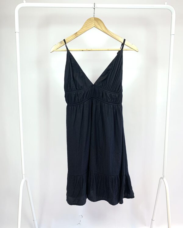 Vestido curto preto alcinha POLO WEAR - G