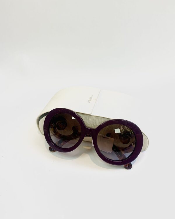Oculos redondo roxo PRADA