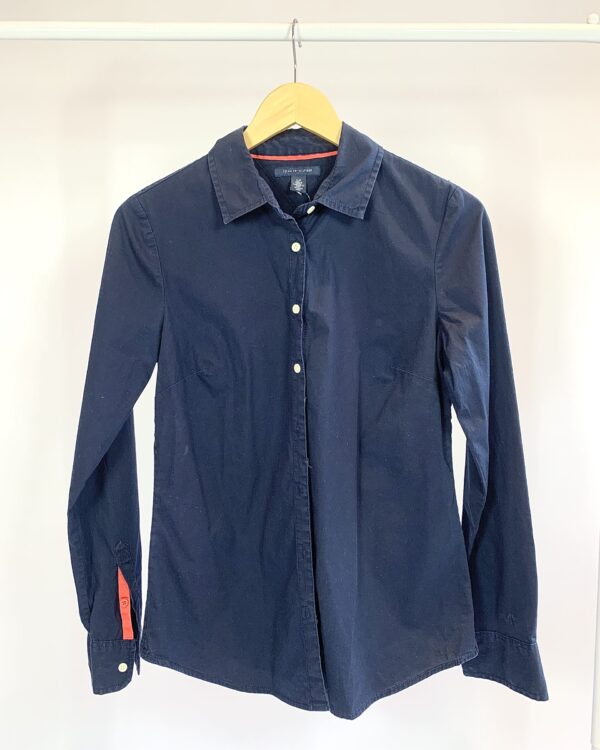 Camisa azul marinho TOMMY HILFIGER - P - VENDIDO SISTEMA OTO