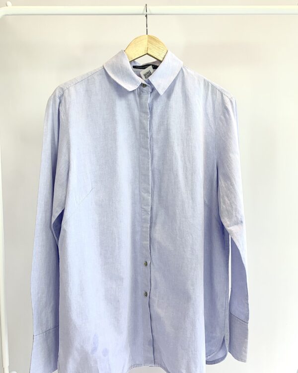 Camisa algodão azul claro ANDREA MARQUES - 44 - VENDIDO SISTEMA OTO