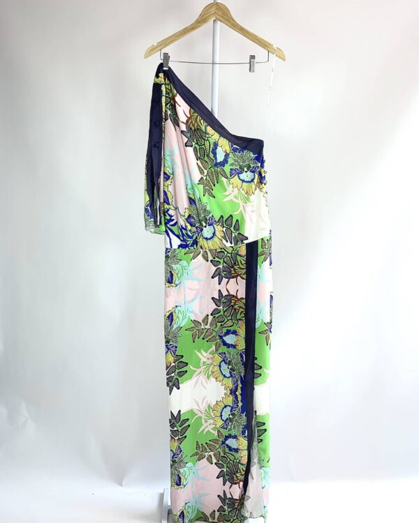 Vestido com estamp um ombro só AGILITA - 42 - VENDIDO SIST OTO