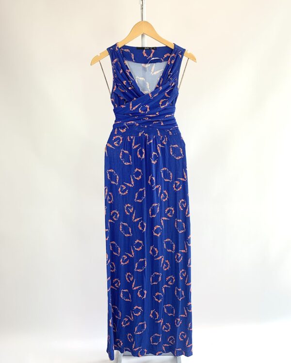 Vestido longo malha fria nadadoras estamp EVA - P - VENDIDO SIST OTO