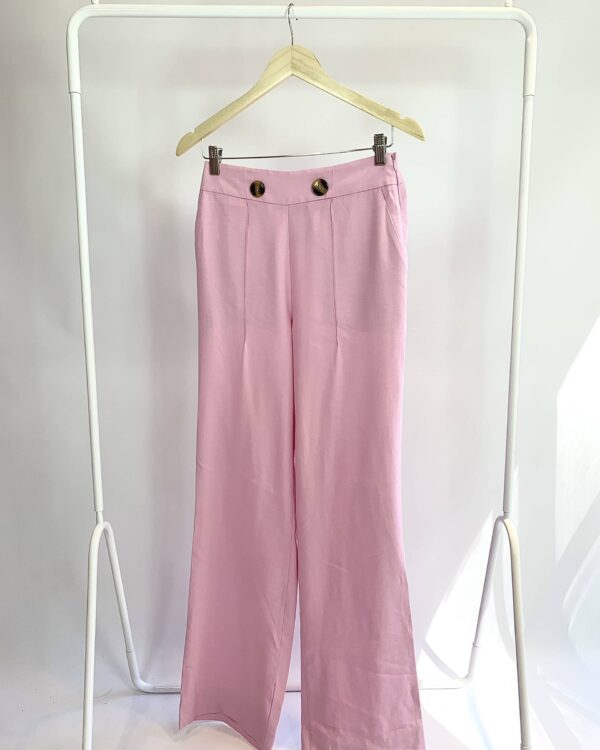 Calça pantalona rosa ELLIS - 38 - VENDIDO SISTEMA OTO