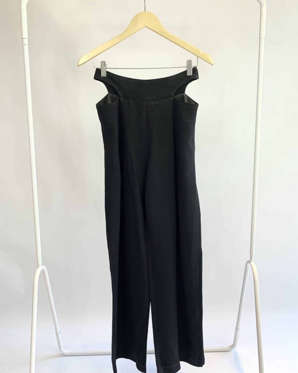 Calça preta com abertura lateral NV - 36