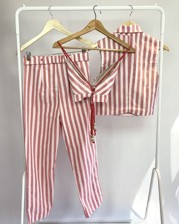 Trijunto listrado rosa CHERRY - P - VENDIDO SISTEMA OTO