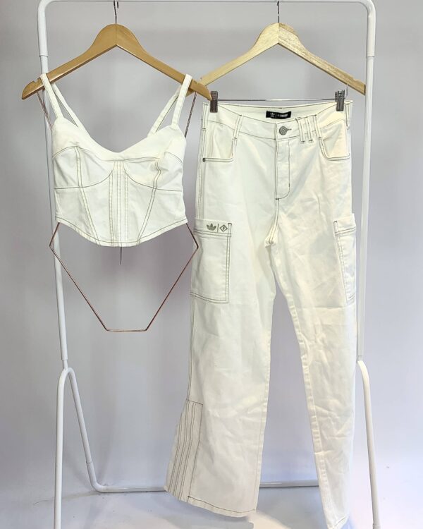 Conjunto top e calça FORUM - 38 - vendido sistema oto