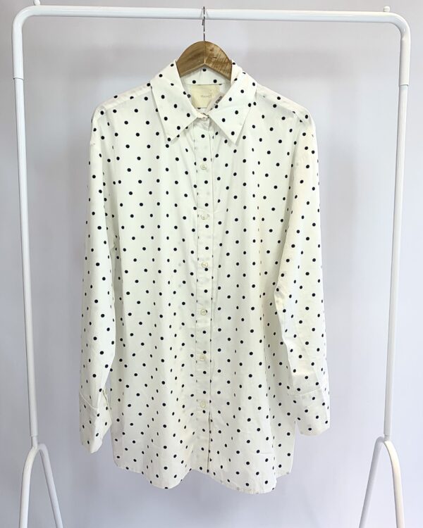 Camisa de botão poa FRAMED - G - VENDIDO SISTEMA OTO