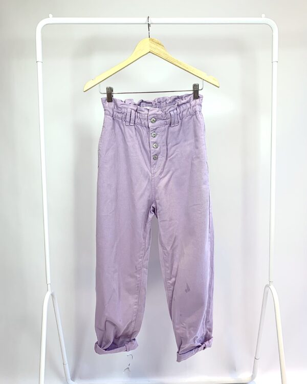 Calça sarja clochard lilás ZARA - 36 VENDIDO SISTEMA OTO