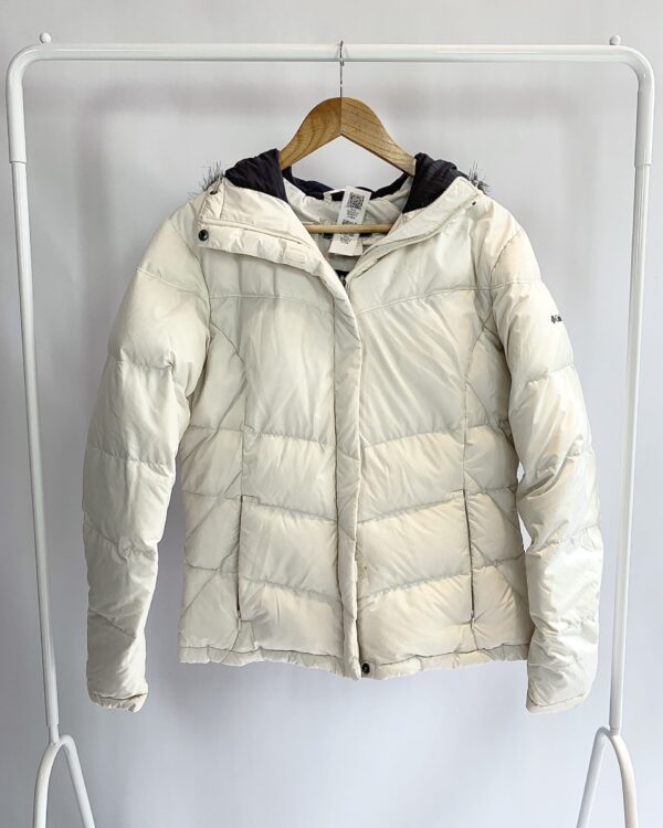 Casaco puffer off pelinho capuz COLUMBIA - M