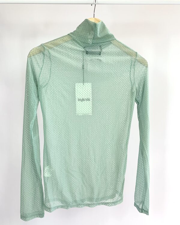 Blusa transparente verde INGLESIS *nunca usado* - P