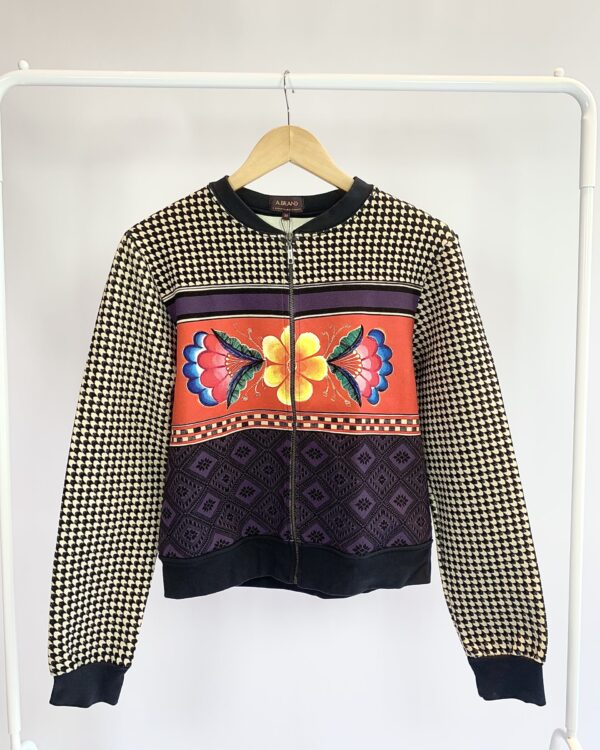 Bomber malha estampa mix estampa p&b e colorida A.BRAND - 38 - VENDIDO SISTEMA OTO