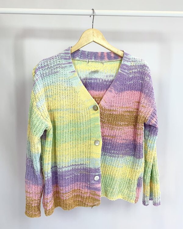 Cardigan tricot candy colors - P
