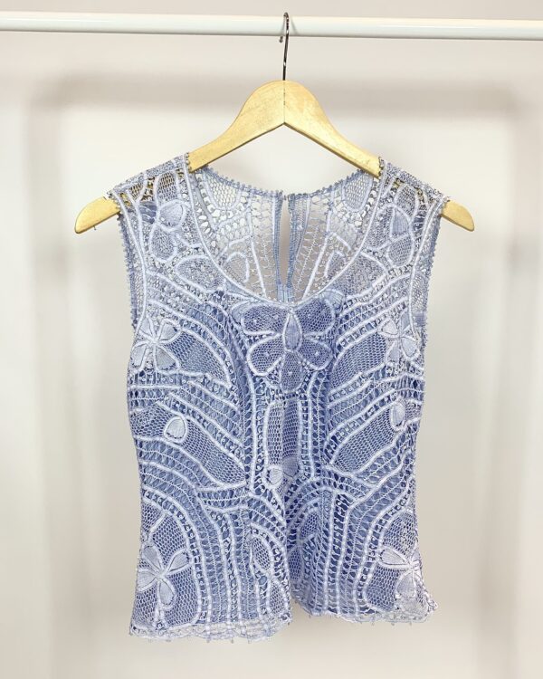 Blusa laise azul - P