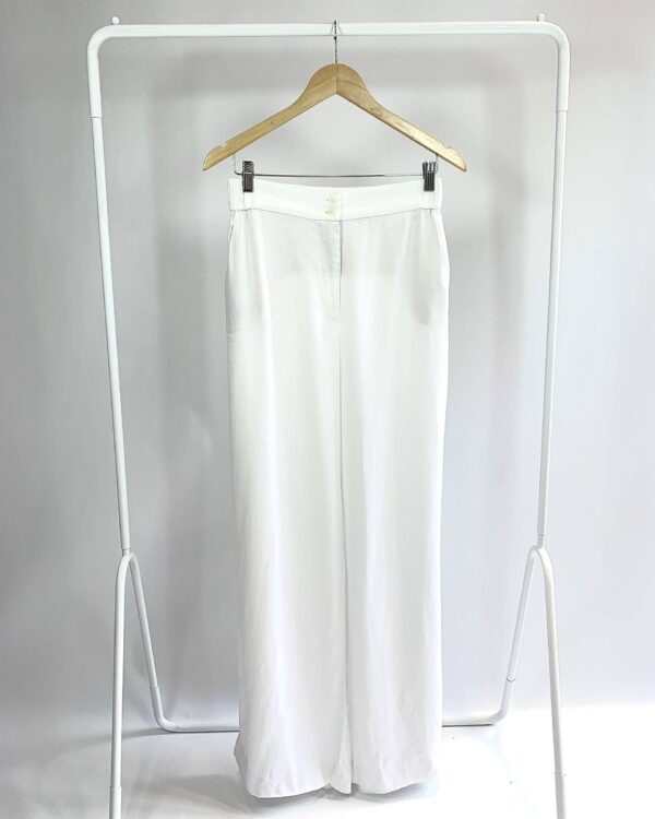 Calça branca com elastico na cintura ACC ESS - G - VENDIDO SISTEMA OTO