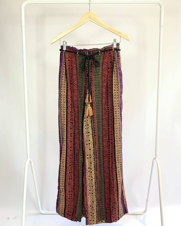 Calça pantalona estampada DRESS TO - 38