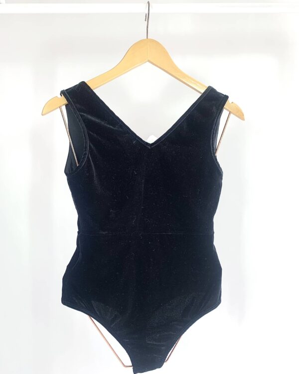 Body preto de veludo JULIETA - P - VENDIDO SIST OTO