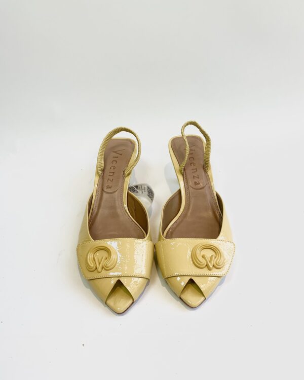 Sandalia amarela de salto VICENZA - 36