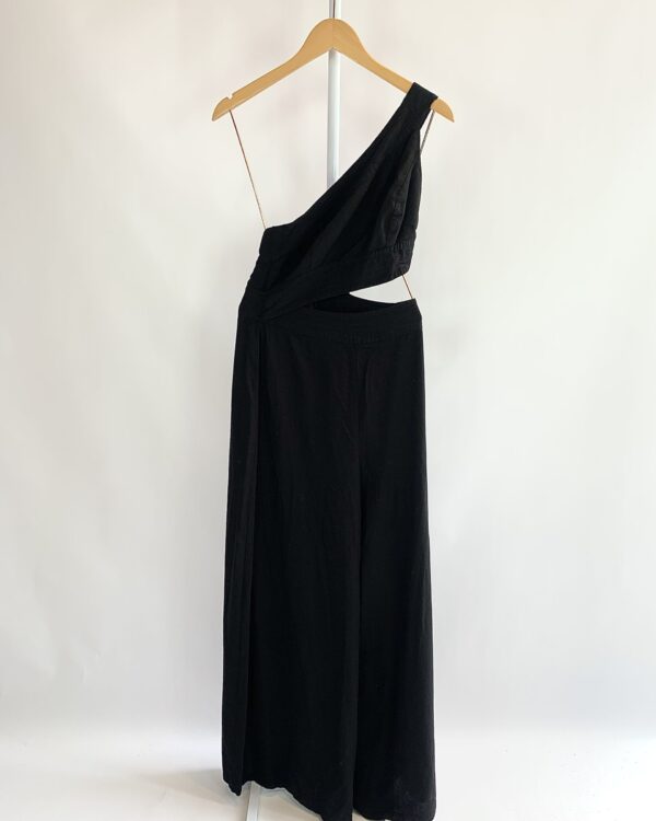 Macacão pantalona linho um ombro só FARM - M *nunca usado* - VENDIDO SIST OTO