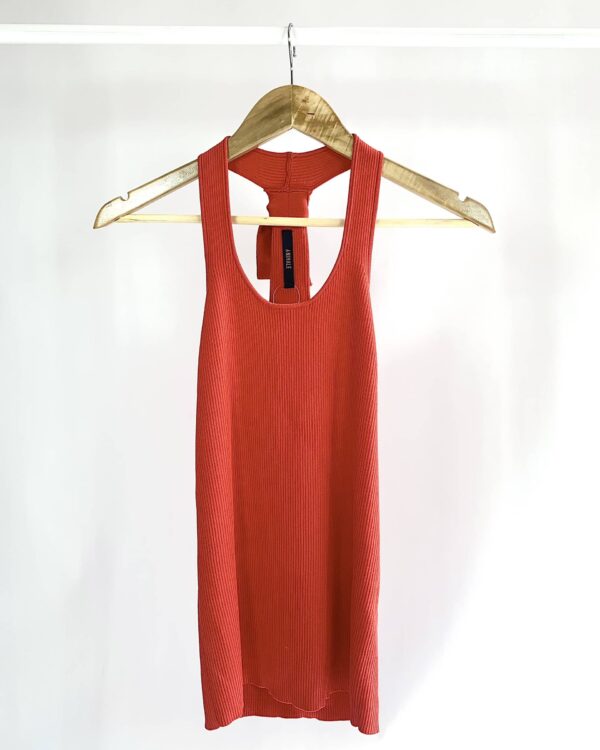 Regata tricot vermelho ANIMALE - P - VENDIDO SISTEMA OTO