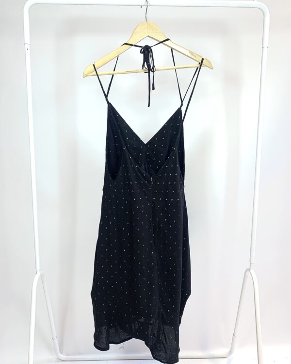 Vestido curto preto detalhe lurex dourado OH!BOY *nunca usado* - G - VENDIDO SIST OTO