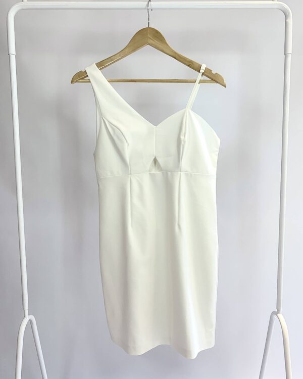 Vestido curto off decote assimétrico CHUÁ - G - VENDIDO SISTEMA OTO