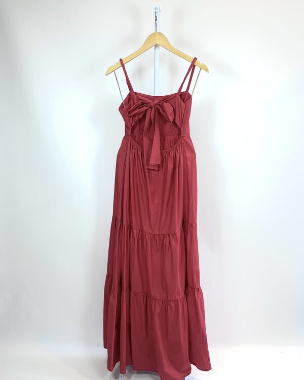 Vestido midi vermelho LUCCA - M - VENDIDO SIST OTO