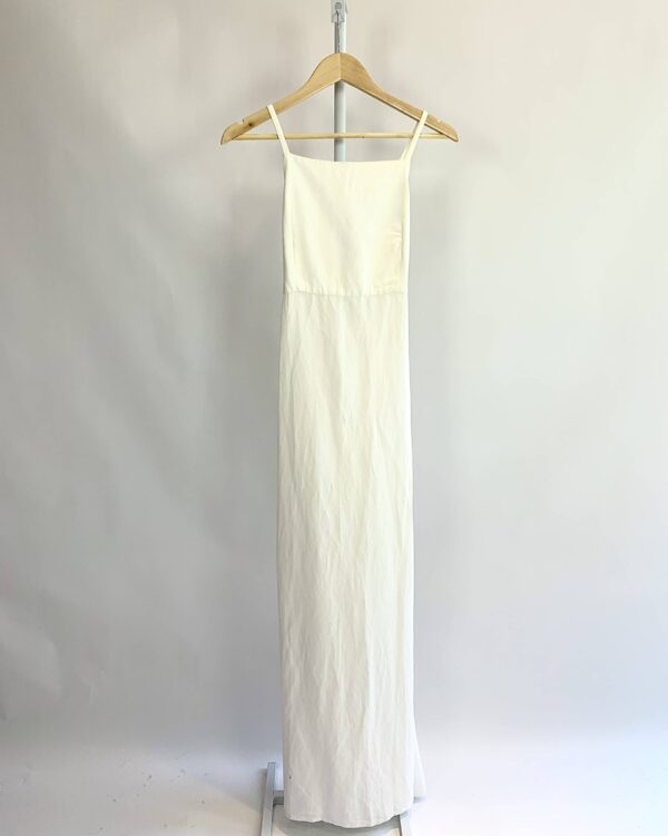 Vestido branco frente única REBEL NIEMEYER - M