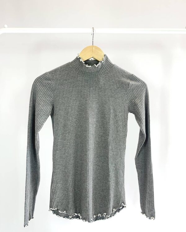 Blusa manga longa cinza LOJA 3 - M - VENDIDO SISTEMA OTTO