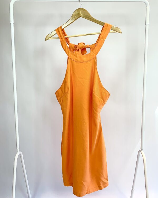 Vestido curto laranja LINZZI - P *nunca usada* - VENDIDO SIST OTO