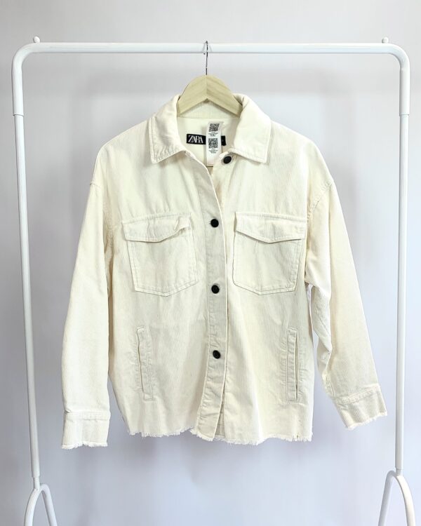 Jaqueta veludo cotelê bege ZARA - M - VENDIDO SIST OTO