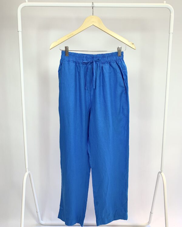 Calça azul com elastico na cintura ANSELMI - P - VENDIDO SIST OTO