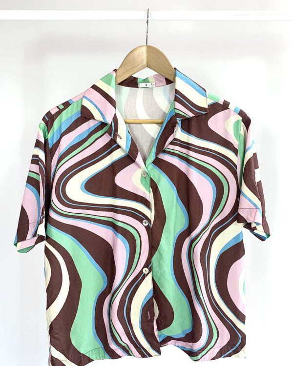 Camisa estampa 70's LOJA 3 - P
