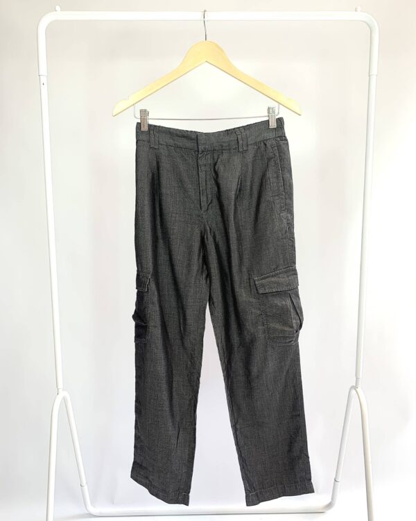 Calça cinza com bolsos MASSIMO DUTI - 36 - VENDIDO SISTEMA OTO