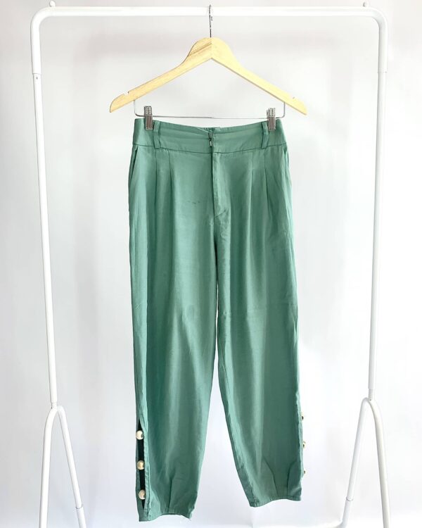 Calça verde CHEZ NOUS - P - VENDIDO SISTEMA OTO