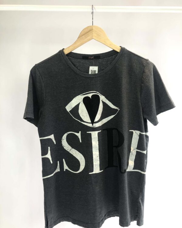 Blusa cina estampada ANIMALE - P - VENDIDO SISTEMA OTO