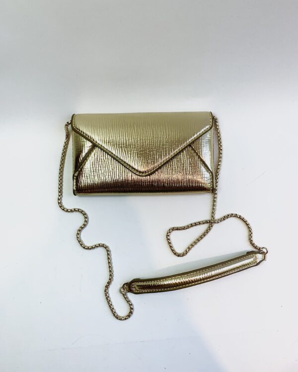 Bolsa carteiro mini metalizada ZARA - U - VENDIDO SIST OTO