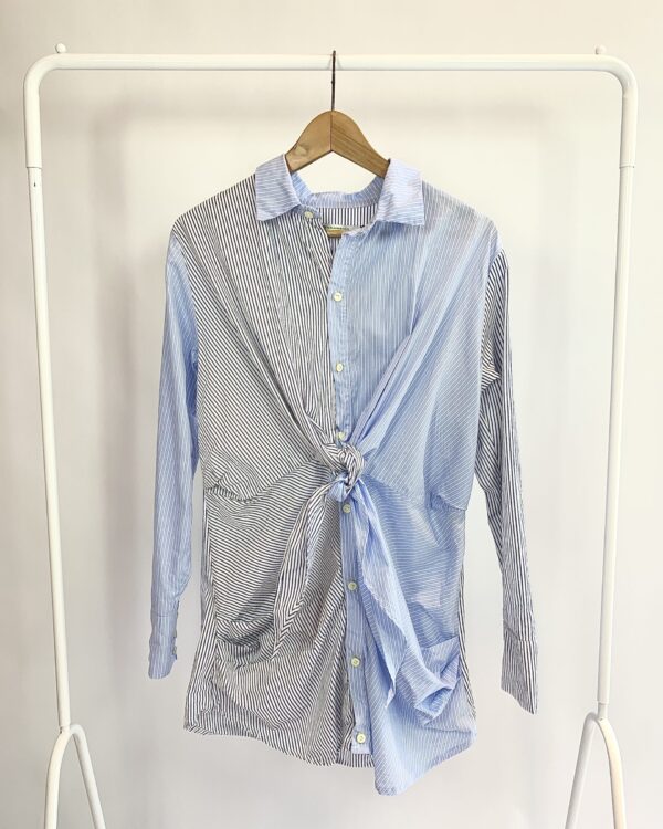 Camisa algodão listrada REVERSA - M