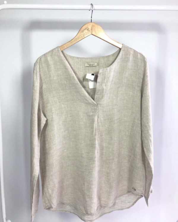 Bata cinza linho RICHARDS - G - VENDIDO SISTEMA OTO